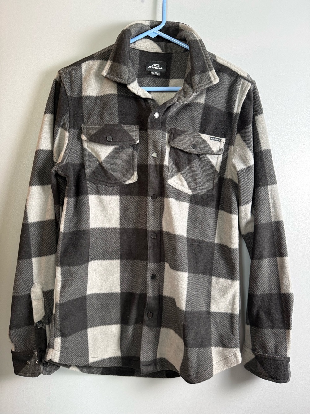 O'Neill Buffalo Glacier Plaid Superfleece Shirt Jacket Mens Sz S
